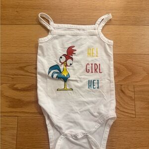 Moana Hei Hei tank onesie
